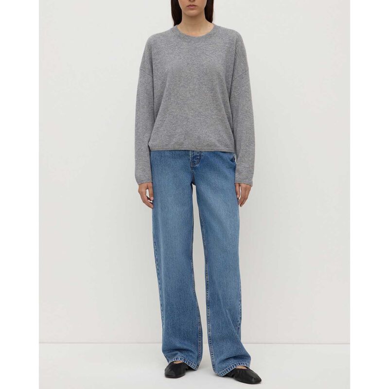 Assembly Label Odelle Cashmere Knit Grey Marle image number 3